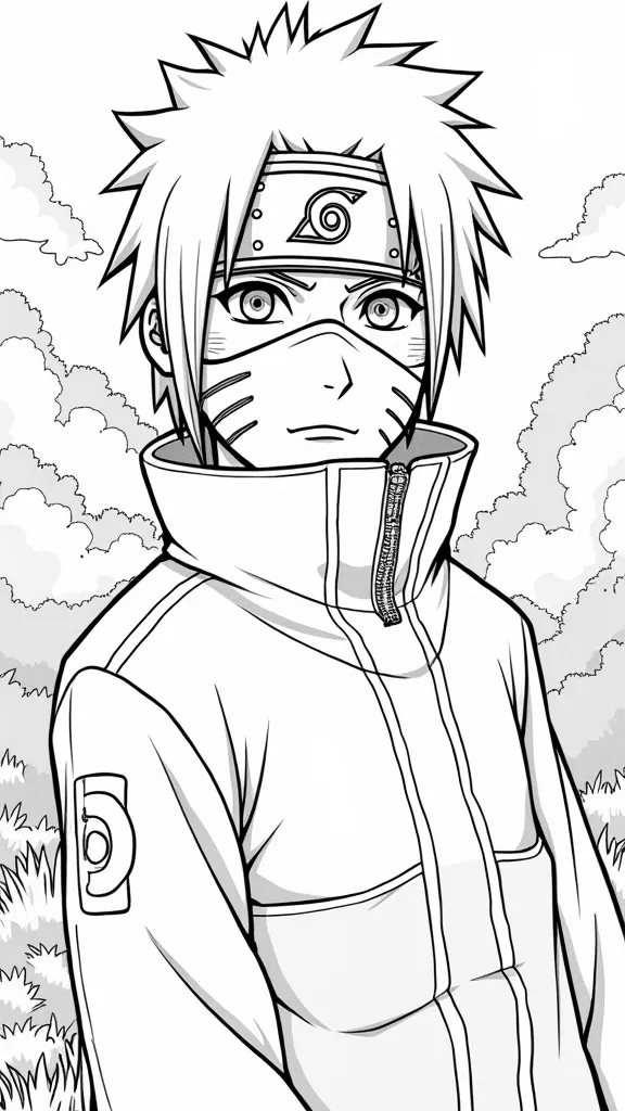 coloriages obito